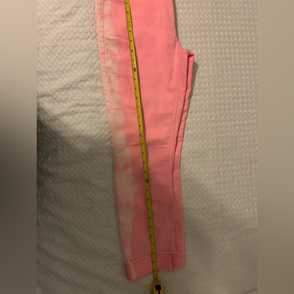 Pink jeggings, women’s sz 4-6, girls XXL sz 18, stretch pink jeans, lightweight - Picture 6 of 6
